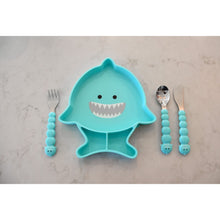 Încarcă imaginea în Galerie, Melii Farfurie Compartimentata din Silicon cu Ventuza Rechin