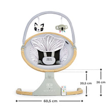 Încarcă imaginea în Galerie, Kinderkraft Leagan Electric 2 in 1 Lumi Grey