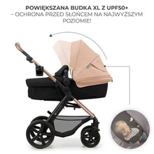 Încarcă imaginea în Galerie, Kinderkraft Carucior 3 In 1 Kinderkraft Moov 2 - Sand Beige