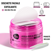 Încarcă imaginea în Galerie, 7DAYS Dischete Faciale Exfoliante MBW AHA+BHA+PHA+LHA Multi-Acizi 50buc