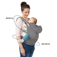 Încarcă imaginea în Galerie, Kinderkraft Marsupiu Ergonomic Huggy Grey