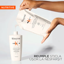 Încarcă imaginea în Galerie, Kerastase Nutritive Bain Satin Riche 500ml - Rezerva Sampon Hranitor