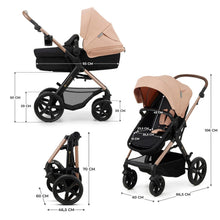 Încarcă imaginea în Galerie, Kinderkraft Carucior 3 In 1 Kinderkraft Moov 2 - Sand Beige