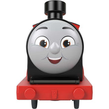 Încarcă imaginea în Galerie, Fisher Price Thomas Locomotiva Motorizata James cu Vagon