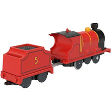 Încarcă imaginea în Galerie, Fisher Price Thomas Locomotiva Motorizata James cu Vagon