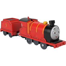 Încarcă imaginea în Galerie, Fisher Price Thomas Locomotiva Motorizata James cu Vagon