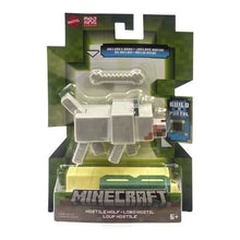 Încarcă imaginea în Galerie, Minecraft Craft a Block Figurina Stronghold Hostile Wolf 8cm