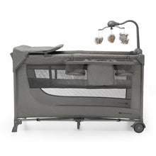Încarcă imaginea în Galerie, Kinderkraft Patut Travel Joy2 cu Accesorii Dark Grey