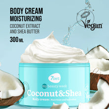Încarcă imaginea în Galerie, 7DAYS Crema de Corp Nutritie si Hidratare Cocos si Shea 250ml