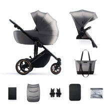 Încarcă imaginea în Galerie, Kinderkraft Carucior 2 in 1 Prime 2 Shadow Grey