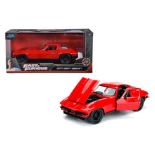 Încarcă imaginea în Galerie, Jada Toys Masinuta Metalica Fast And Furious 1966 Chevy Corvette