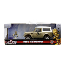 Încarcă imaginea în Galerie, Jada Toys Marvel Set Masinuta Metalica Ford Bronco si Figurina Groot