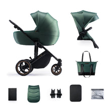 Încarcă imaginea în Galerie, Kinderkraft Carucior 2 in 1 Prime 2 Dark Green