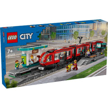 Încarcă imaginea în Galerie, Lego City Trains Statie si Tramvai In Centrul Orasului