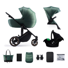 Încarcă imaginea în Galerie, Kinderkraft Carucior 3 In 1 Kinderkraft Prime 2 3In1 Mink Pro Green