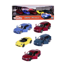 Încarcă imaginea în Galerie, Majorette Masinute Metalice Set 5 Masini Alfa Romeo
