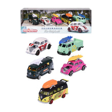 Încarcă imaginea în Galerie, Majorette Set 5 Masinute din Metal Volkswagen 7.5cm