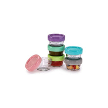 Încarcă imaginea în Galerie, Melii Set 6 Recipiente Sticla Pentru Hrana Bebe 59ml