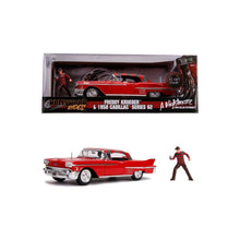 Încarcă imaginea în Galerie, Jada Toys Macheta Metalica Freddy Krueger 1958 Cadillac Model 62