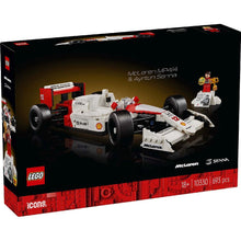 Încarcă imaginea în Galerie, Lego Iconics Mclaren Mp4/4 si Ayrton Senna