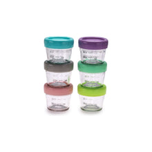 Încarcă imaginea în Galerie, Melii Set 6 Recipiente Sticla Pentru Hrana Bebe 118ml