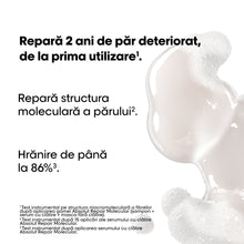 Încarcă imaginea în Galerie, L’Oreal Professionnel Serie Expert Absolut Repair Molecular - Masca 250ml si Rezerva Sampon 500ml