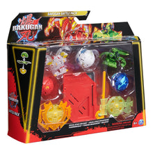 Încarcă imaginea în Galerie, Bakugan Set de Lupta Bruiser Dragonoid Hammerhead Titanium si Nillious