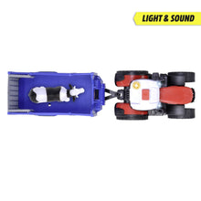 Încarcă imaginea în Galerie, Dickie Massey Ferguson Tractor si Remorca cu Sunete si Lumini