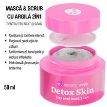 Încarcă imaginea în Galerie, 7DAYS Masca Exfolianta cu Argila 2in1 My Beauty Week Detox Skin 50ml