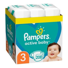 Încarcă imaginea în Galerie, Pampers Active Baby Nr 3 6-10kg - Scutece 208buc