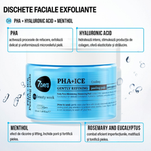 Încarcă imaginea în Galerie, 7DAYS Dischete Faciale Exfoliante MBW PHA+ICE Efect Racire 50buc