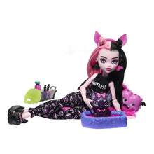 Încarcă imaginea în Galerie, Monster High Papusa Draculaura Creepover Party