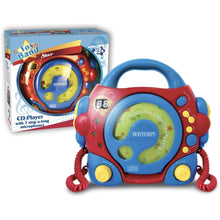 Încarcă imaginea în Galerie, Bontempi CD Player Portabil cu 2 Microfoane si Adaptor