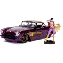 Încarcă imaginea în Galerie, Jada Toys Batman Dc Comics Bombshells 1957 Chevy Batgirl