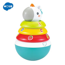 Încarcă imaginea în Galerie, Hola Hopa Mitica Roly Poly Unicorn cu Inele Pentru Stivuit