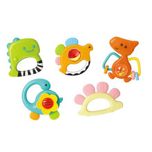 Încarcă imaginea în Galerie, Hola Set 5 Zornaitori Dinozauri Multicolori