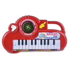 Încarcă imaginea în Galerie, Bontempi Orga Electronica Rosie cu Efecte Luminoase