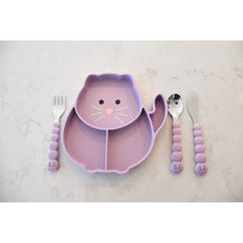 Încarcă imaginea în Galerie, Melii Farfurie Compartimentata din Silicon cu Ventuza Pisica