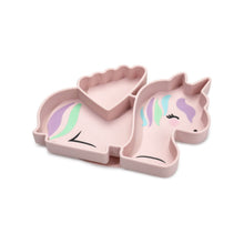 Încarcă imaginea în Galerie, Melii Farfurie Compartimentata din Silicon cu Ventuza Unicorn