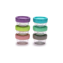 Încarcă imaginea în Galerie, Melii Set 6 Recipiente Sticla Pentru Hrana Bebe 59ml