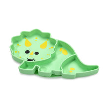 Încarcă imaginea în Galerie, Melii Farfurie Compartimentata din Silicon cu Ventuza Dinozaur