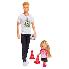 Încarcă imaginea în Galerie, Steffi Love Set Papusi Kevin si Evi Set o Ora de Antrenament