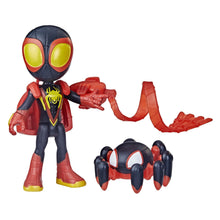 Încarcă imaginea în Galerie, Spider-Man Spidey Prietenii Extraordinari Set Figurina Miles Morales Spider Man 10cm