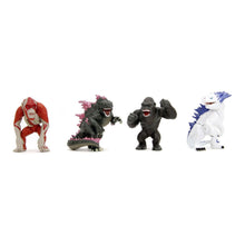 Încarcă imaginea în Galerie, Jada Toys Godzilla Set 4 Figurine Metalice 6.5cm