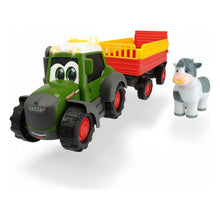 Încarcă imaginea în Galerie, Simba Baby Tractoras cu Remorca Pentru Animale cu Figurina Vacuta
