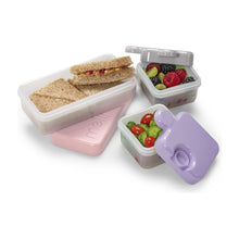 Încarcă imaginea în Galerie, Melii Recipient Hrana Bebe Model Puzzle Gri and Mov
