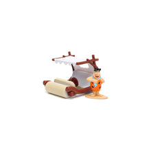 Încarcă imaginea în Galerie, Jada Toys Set Masinuta Metalica Flintmobilul si Figurina Fred Flintstone