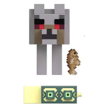 Încarcă imaginea în Galerie, Minecraft Craft a Block Figurina Stronghold Hostile Wolf 8cm
