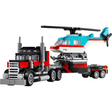 Încarcă imaginea în Galerie, Lego Creator 3In1 Camioneta Platforma cu Elicopter