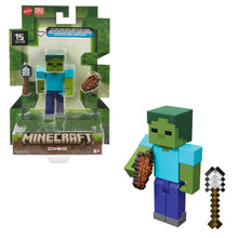 Încarcă imaginea în Galerie, Minecraft Craft a Block Figurina Zombie 8cm